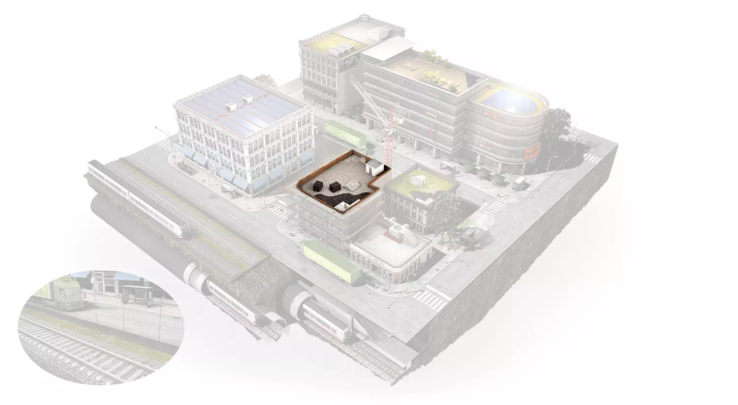 Protective layers Flat roofs